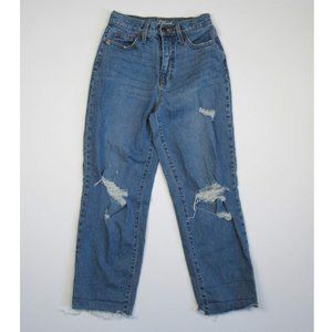 Universal Thread Distressed Vintage Straight Jeans sz 2/26R